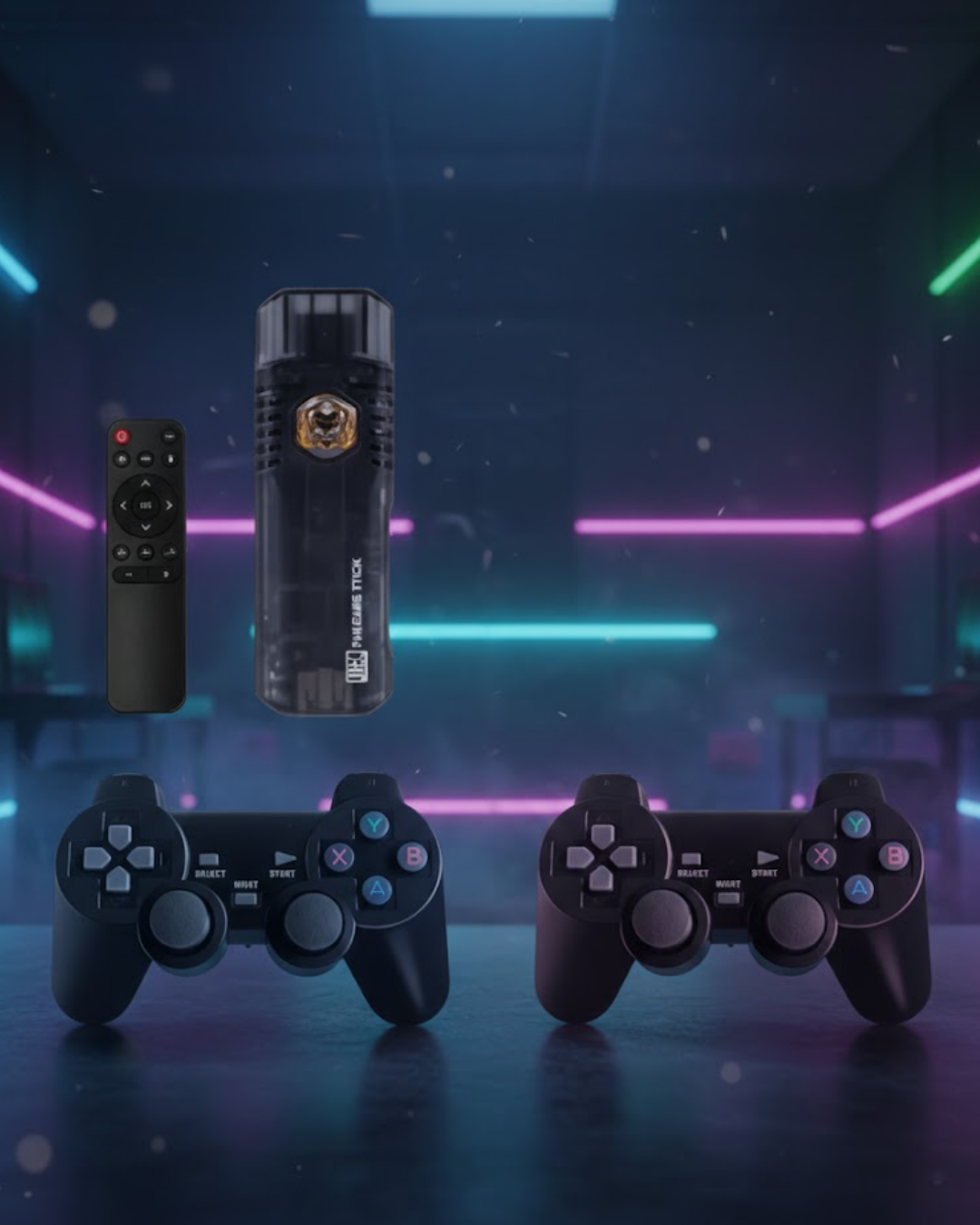 Çift Sistem Kablosuz Retro Oyun Konsolu HDMI Çıkış Android Uyumlu Gamepad Seti