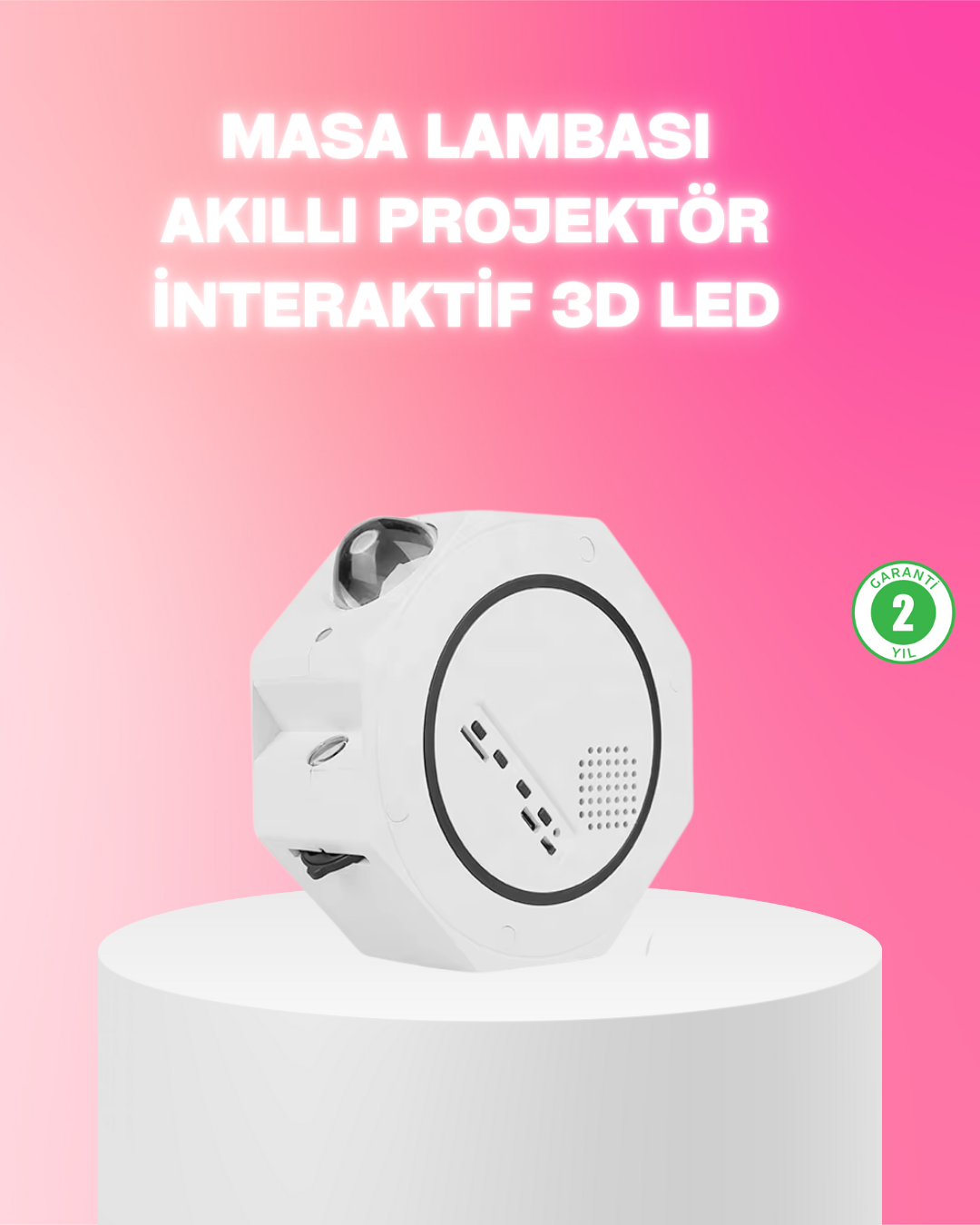 360° Döndürülebilir Yıldızlı Gökyüzü Projeksiyon Gece Lambası