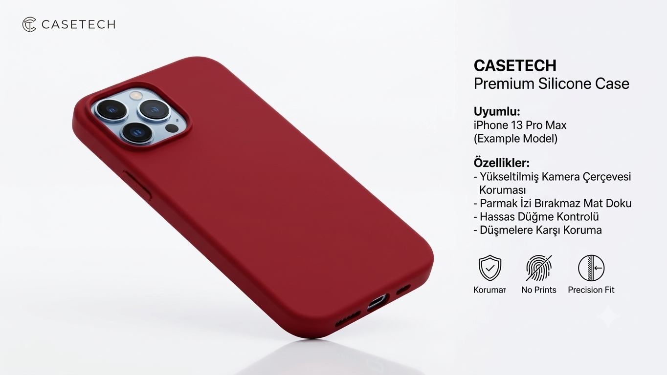 iPhone Uyumlu Premium Kamera Korumalı Mat Silikon Kılıf