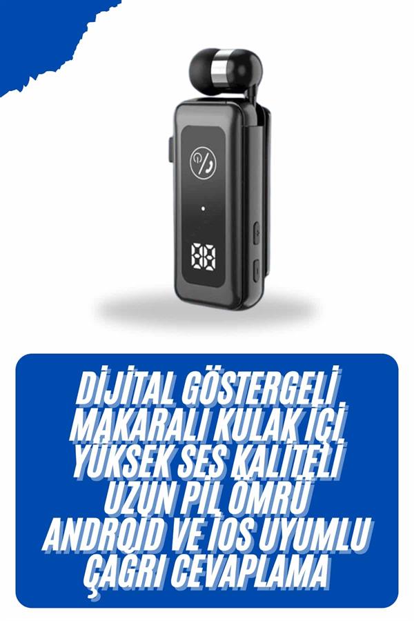 Kablolu Kulak İçi 5.2 Makaralı Titreşimli Bluetooth Kulaklık